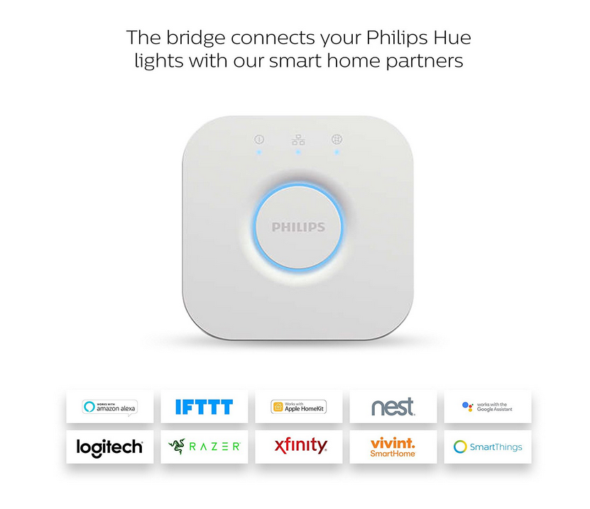 Philips Hue Smart Hub (Compatible with Amazon Alexa, Apple HomeKit, and Google Assistant) -