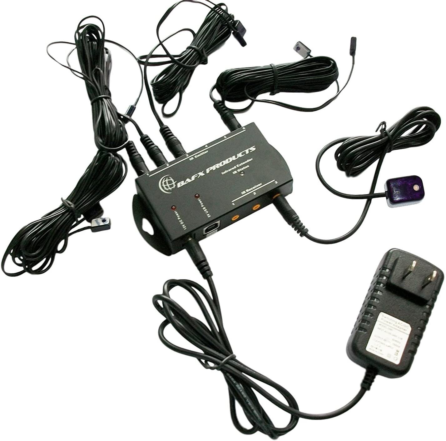 IR Repeater Kit -IR Remote Control Extender, Controls 1 to 8 Devices ...