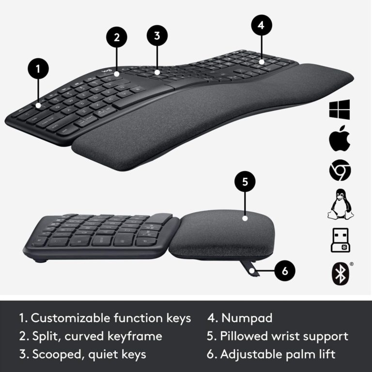 logitech ergonomic keyboard for mac