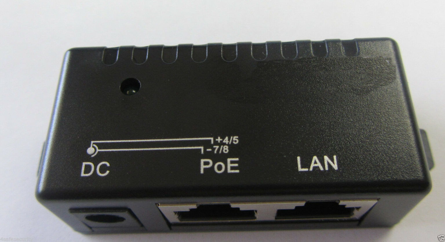 POE injector for IP Camera,VoIP Phone,Network AP device 12V - 48V ...