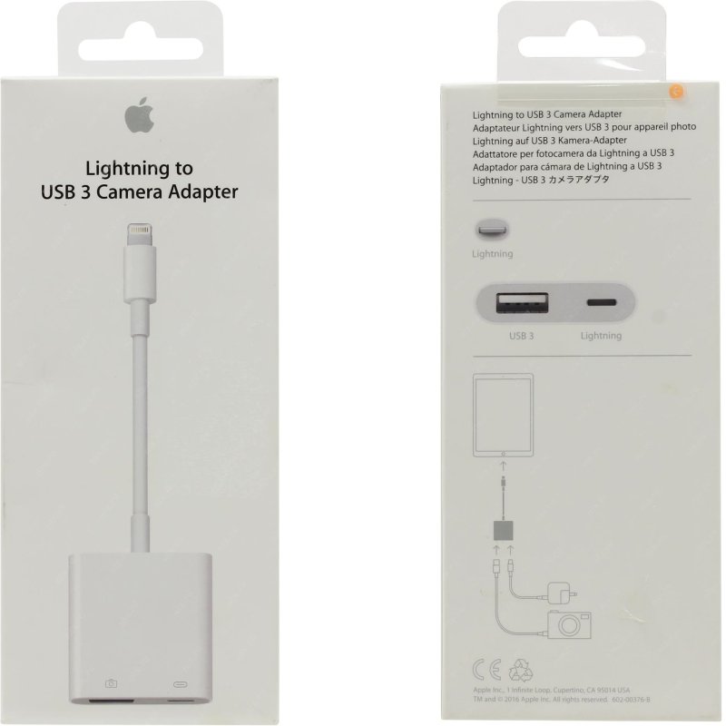 Voorwaarde Uitleg petticoat Apple Lightning to USB3 Camera Adapter - SmarThingx