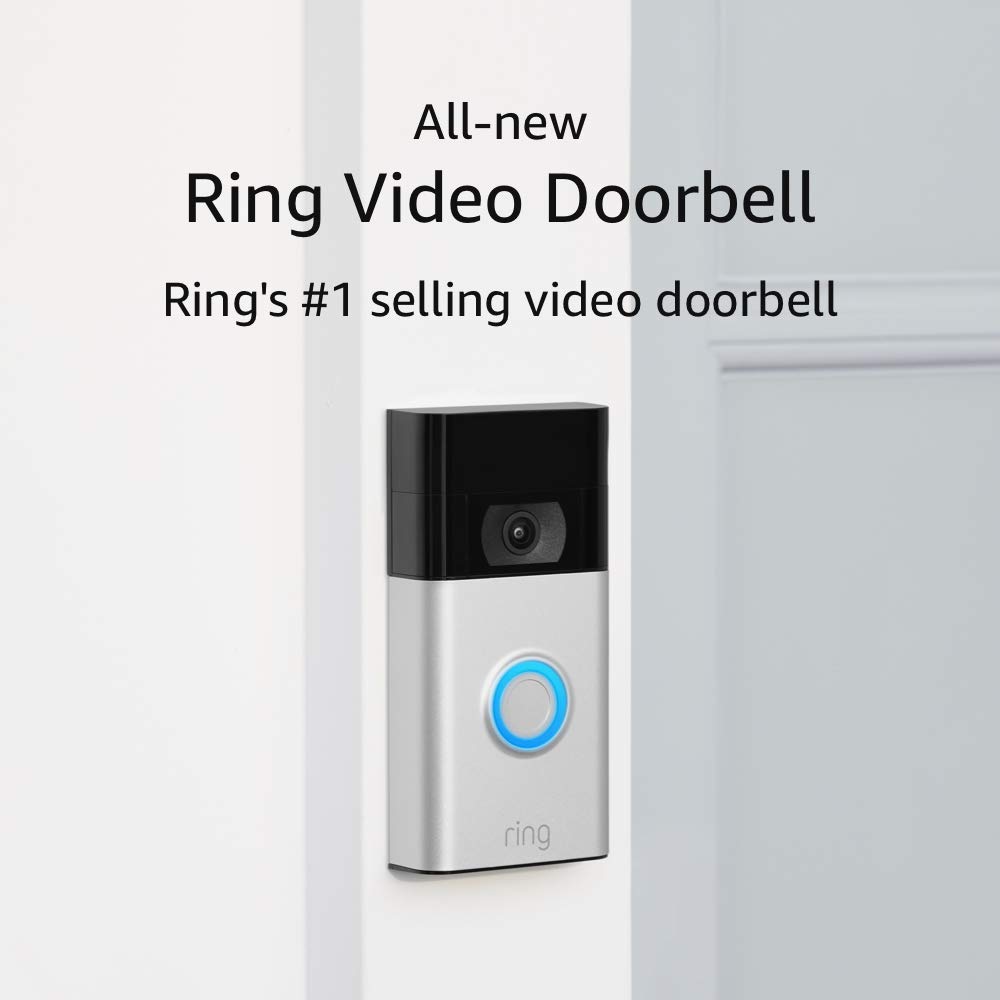 Ring Video Doorbell - 1080p HD video improved motion 2020 release 2nd Gen 