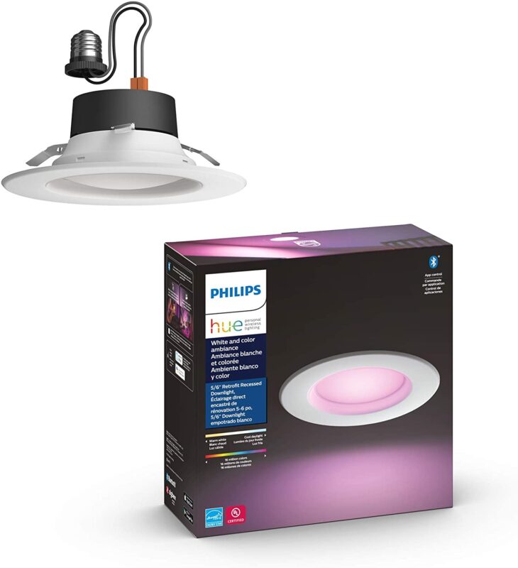 Philips Hue 4 Retrofit Recessed Downlight White And Color Ambiance Smarthingx 0069