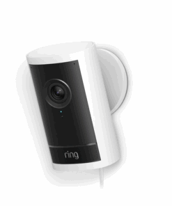 Ring Outdoor Cam Pro, Plug-In Home or business security, Retinal 4K with wide-angle video, 10x Enhanced Zoom,